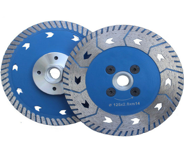 2017 125mm Hot Press Sintered Turbo Diamond Saw Blade for Granite Cutting Blade