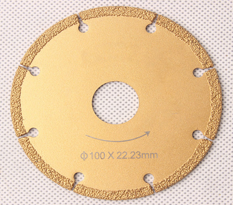 Topsale Diamond Vacuum Brazed Saw Blade for Cutting Marble