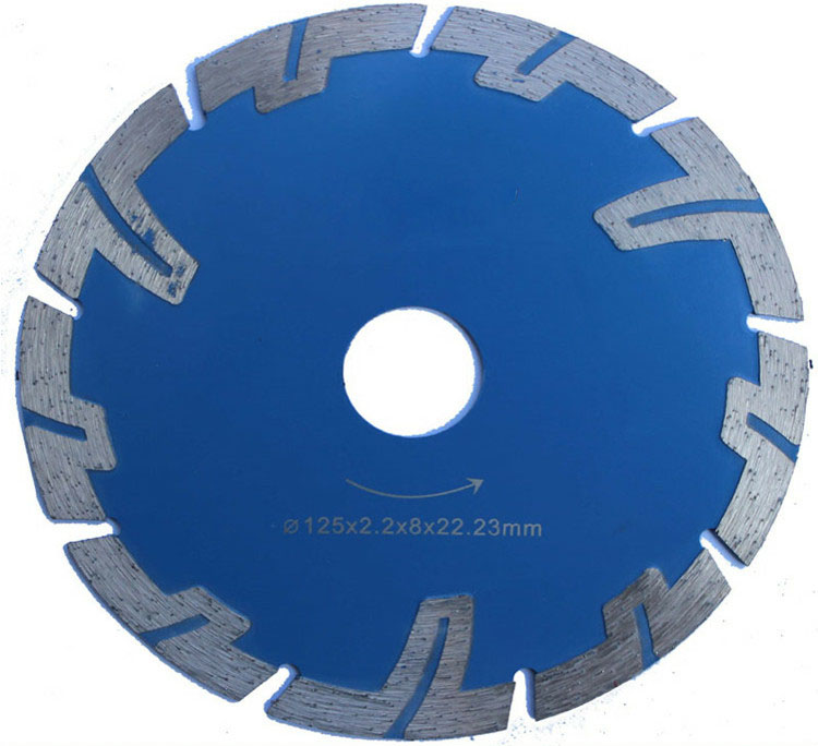 125mm T Shape Turbo Diamond Blade Circular Saw Concrete with Protective Teeth